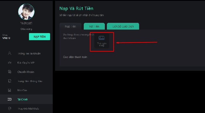 hướng dẫn nạp tiền tài khoản fi88